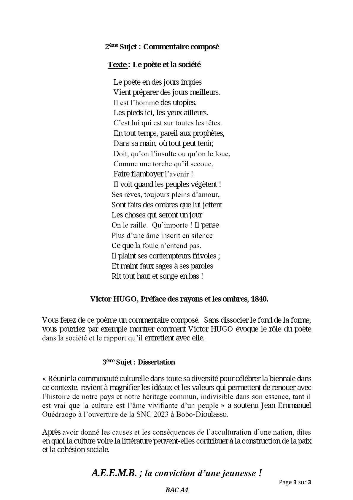 Page 3 — Bac français 