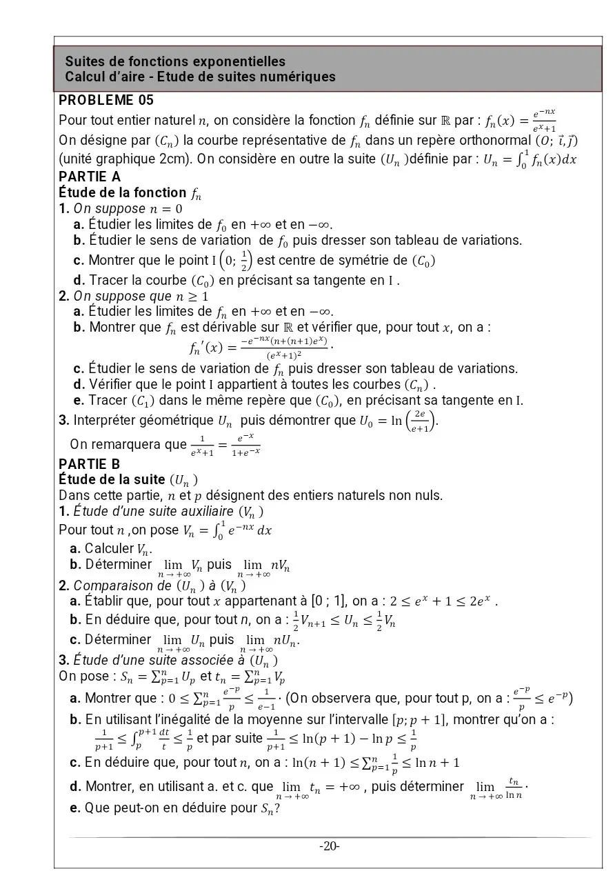 Page 5 — Recueil d'exercice de math