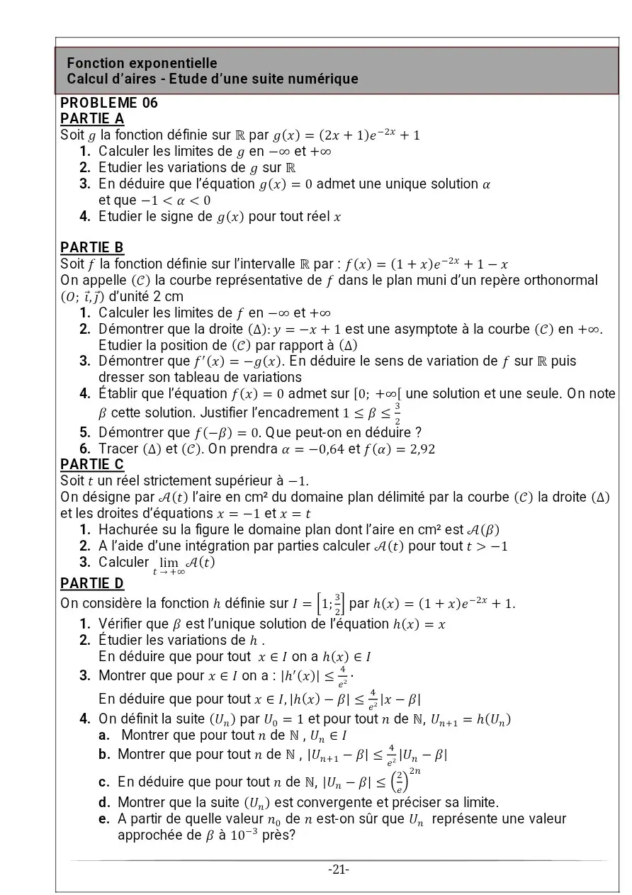 Page 6 — Recueil d'exercice de math