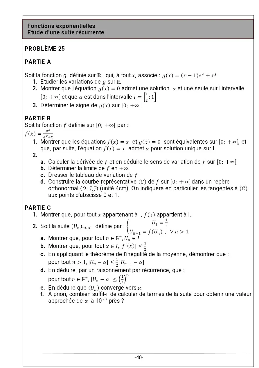 Page 25 — Recueil d'exercice de math