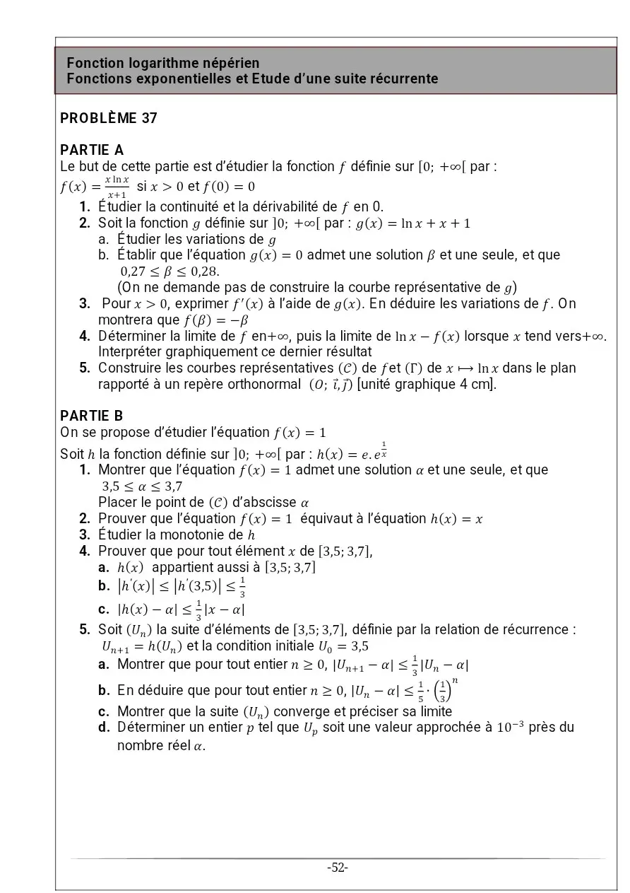 Page 37 — Recueil d'exercice de math
