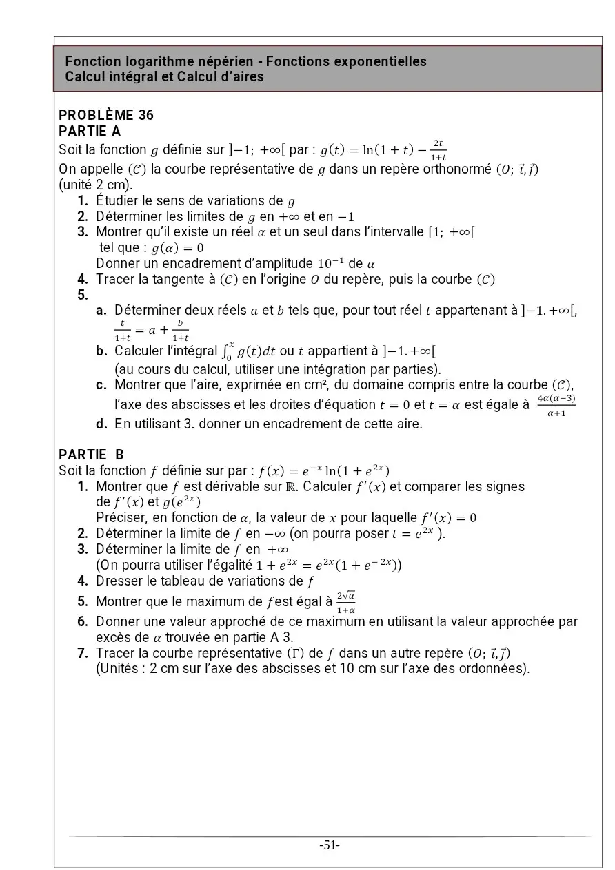 Page 36 — Recueil d'exercice de math