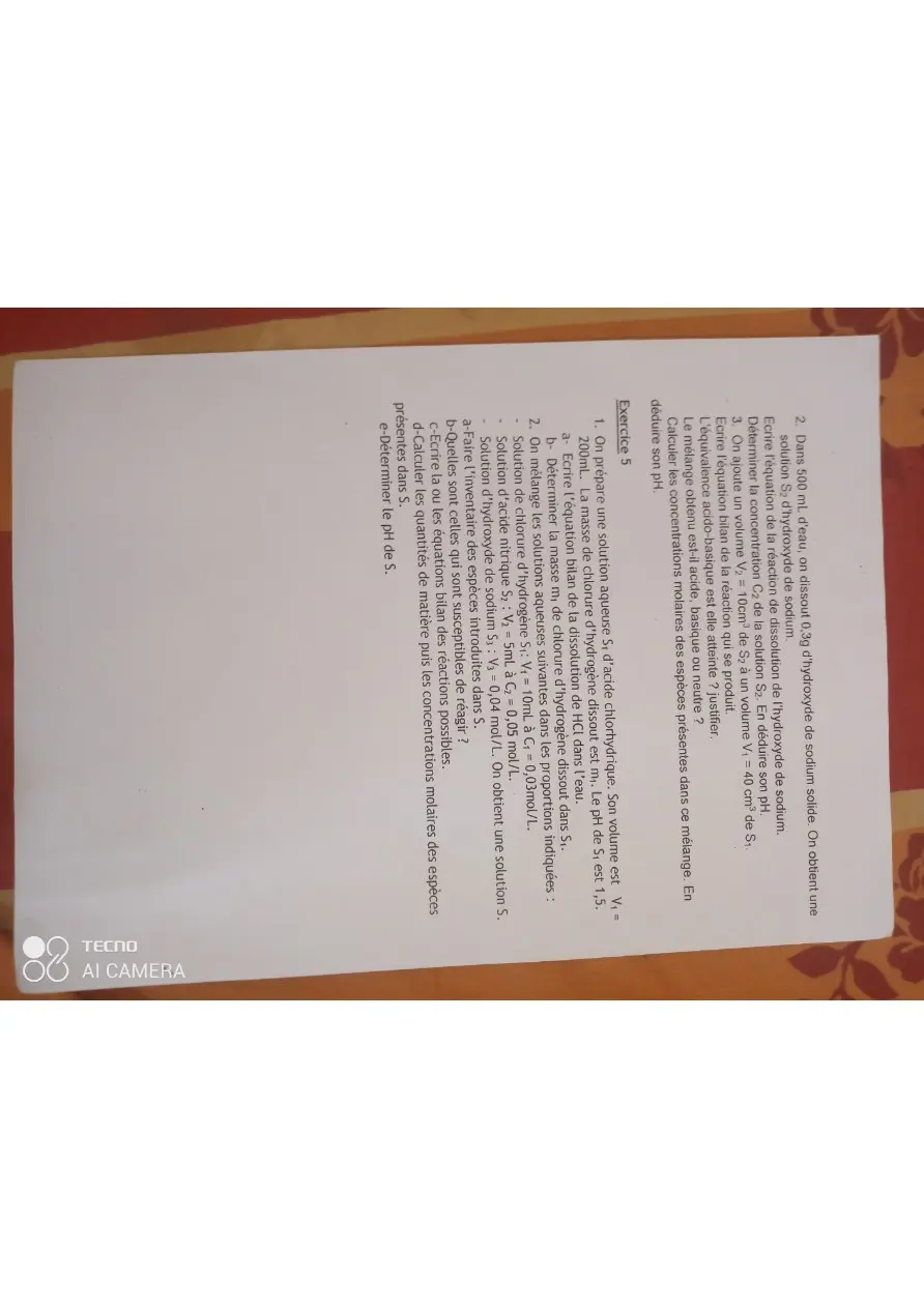 Page 25 — Physique chimie Lycée Scientifique Nation de Bobo