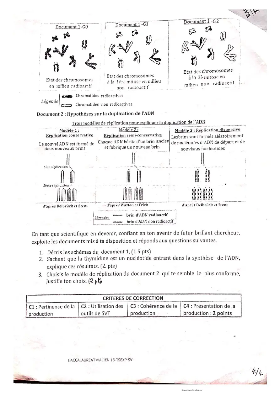 Page 4 — Bac 2018 SVT