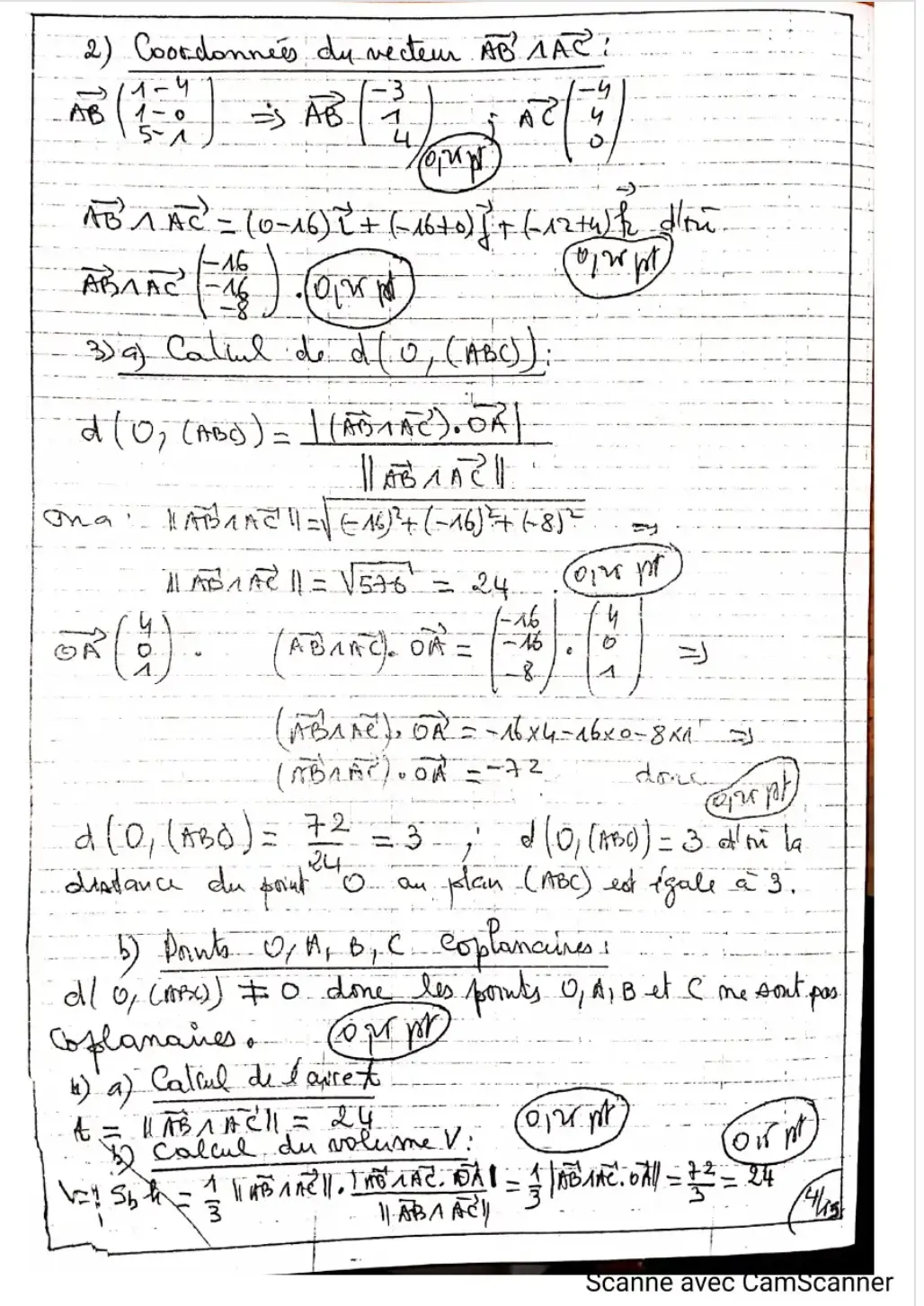 Page 3 — Corrigé BAC D 2nd tour 2024