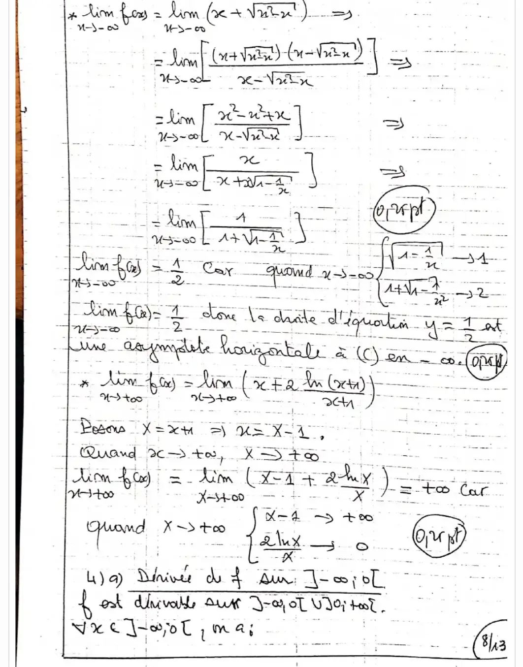 Page 9 — Corrigé BAC D 2nd tour 2024