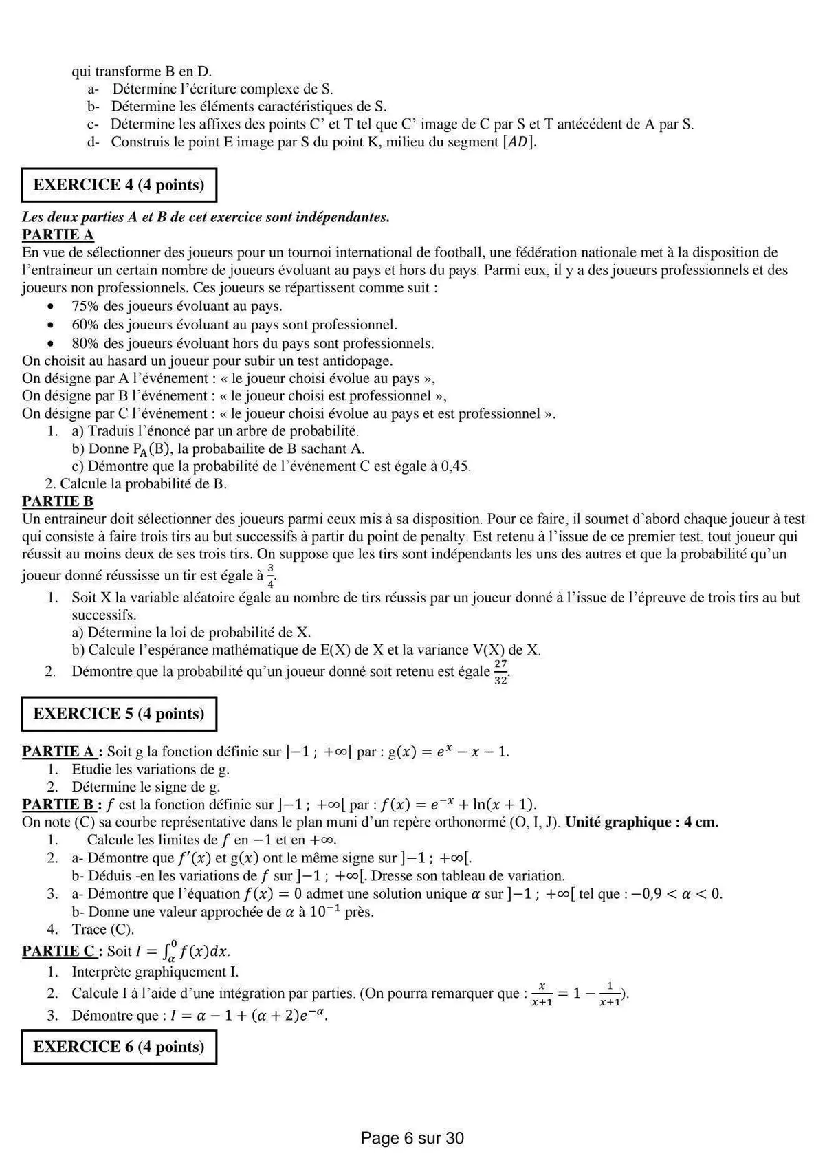 Page 2 — Devoir de mathématiques