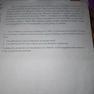 Devoir français 