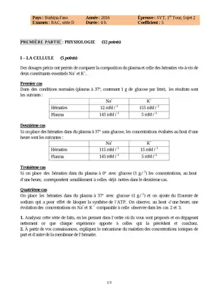 Bac SVT