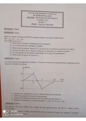Physique chimie Lycée Scientifique Nation de Bobo