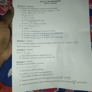 Devoir math