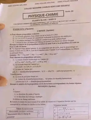 Bac blanc CI PC